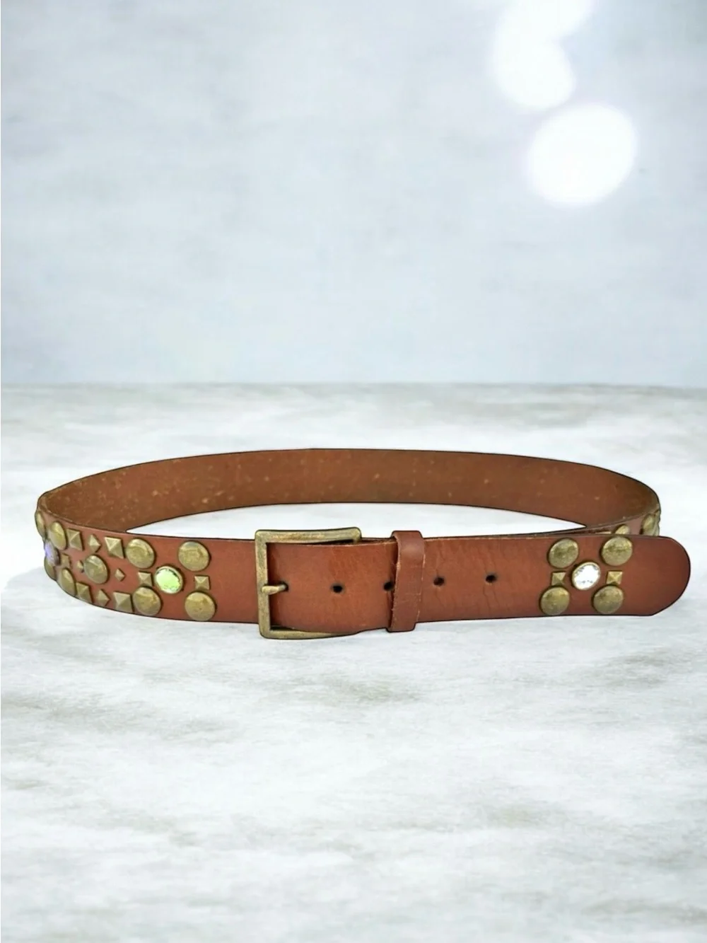 Michael Kors Belt Brown Leather Women’s
